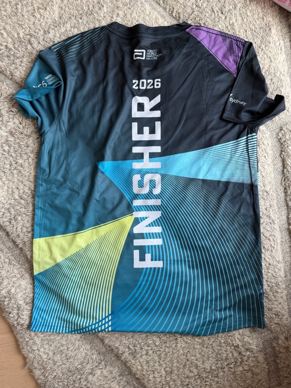 NWT Sydney 2026 FINISHER Ascics tee